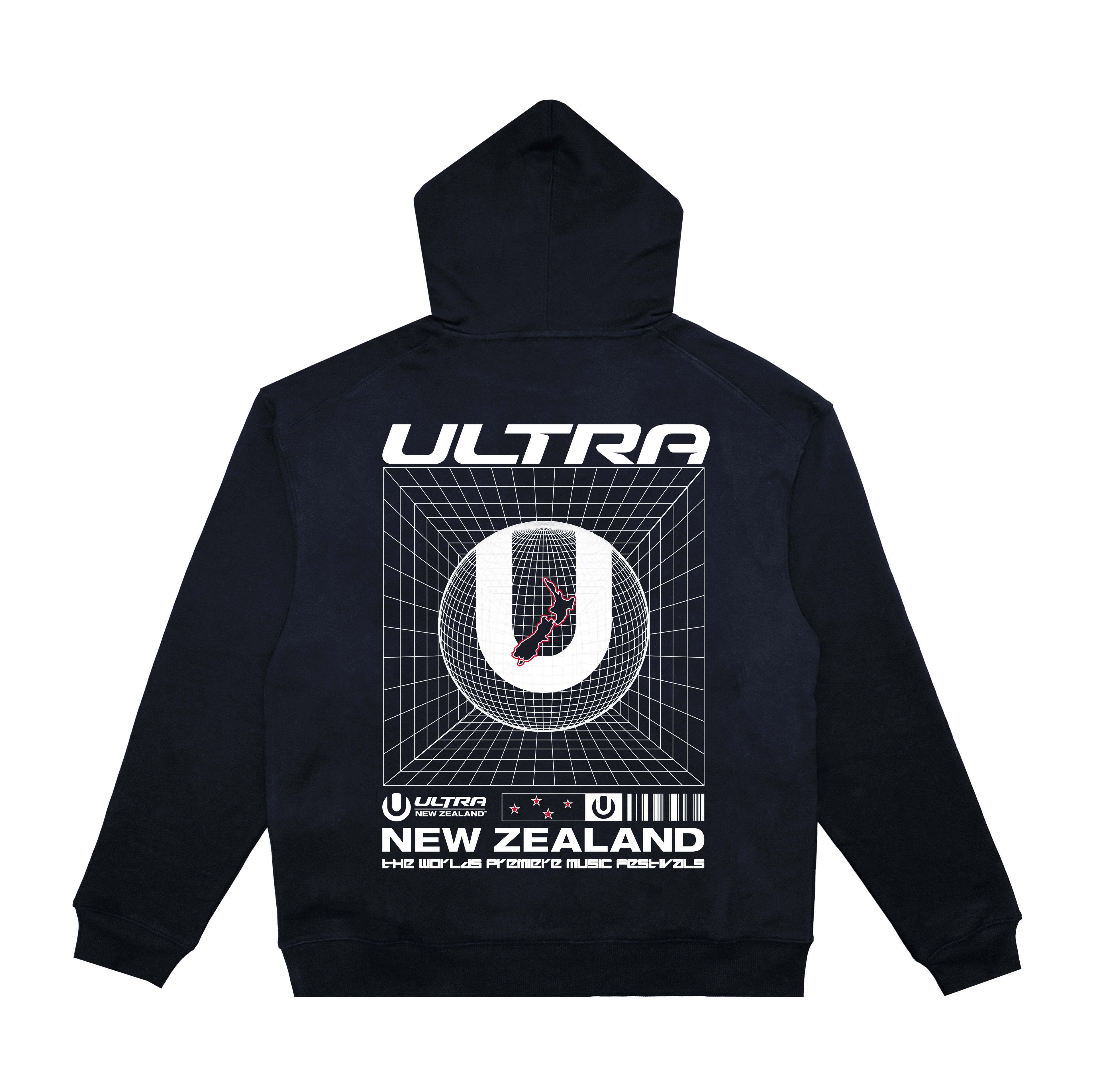 NZ Map Hoodie