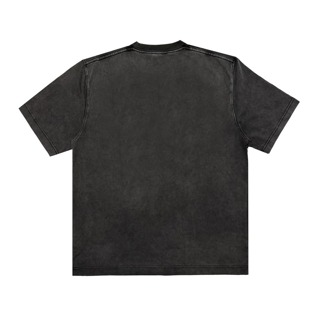 Washed Charcoal Gothic Tee