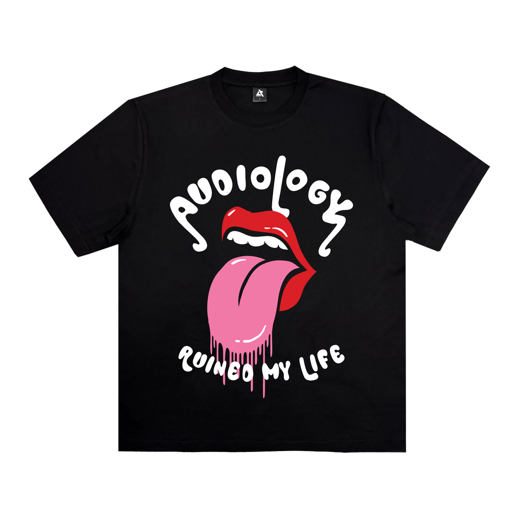 Jet Black Tongue Tee