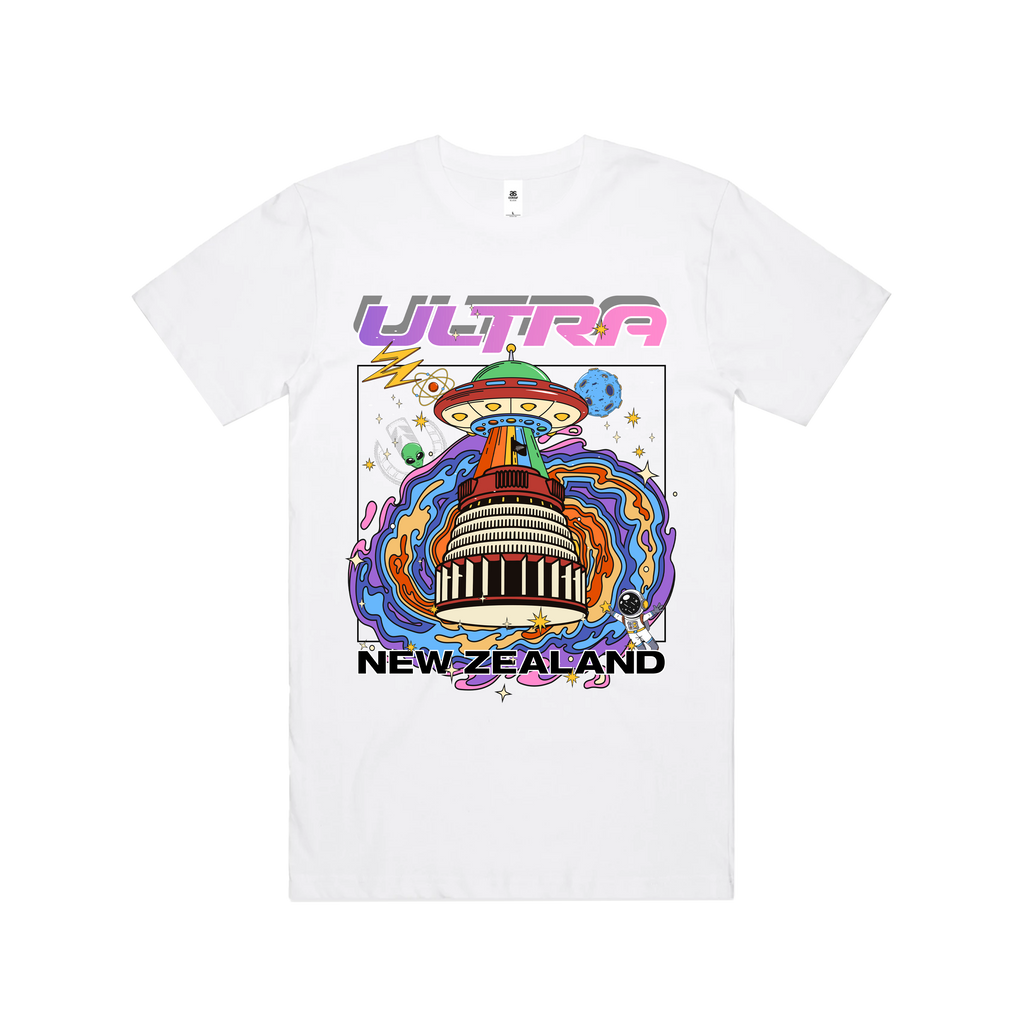 White Beehive Tee