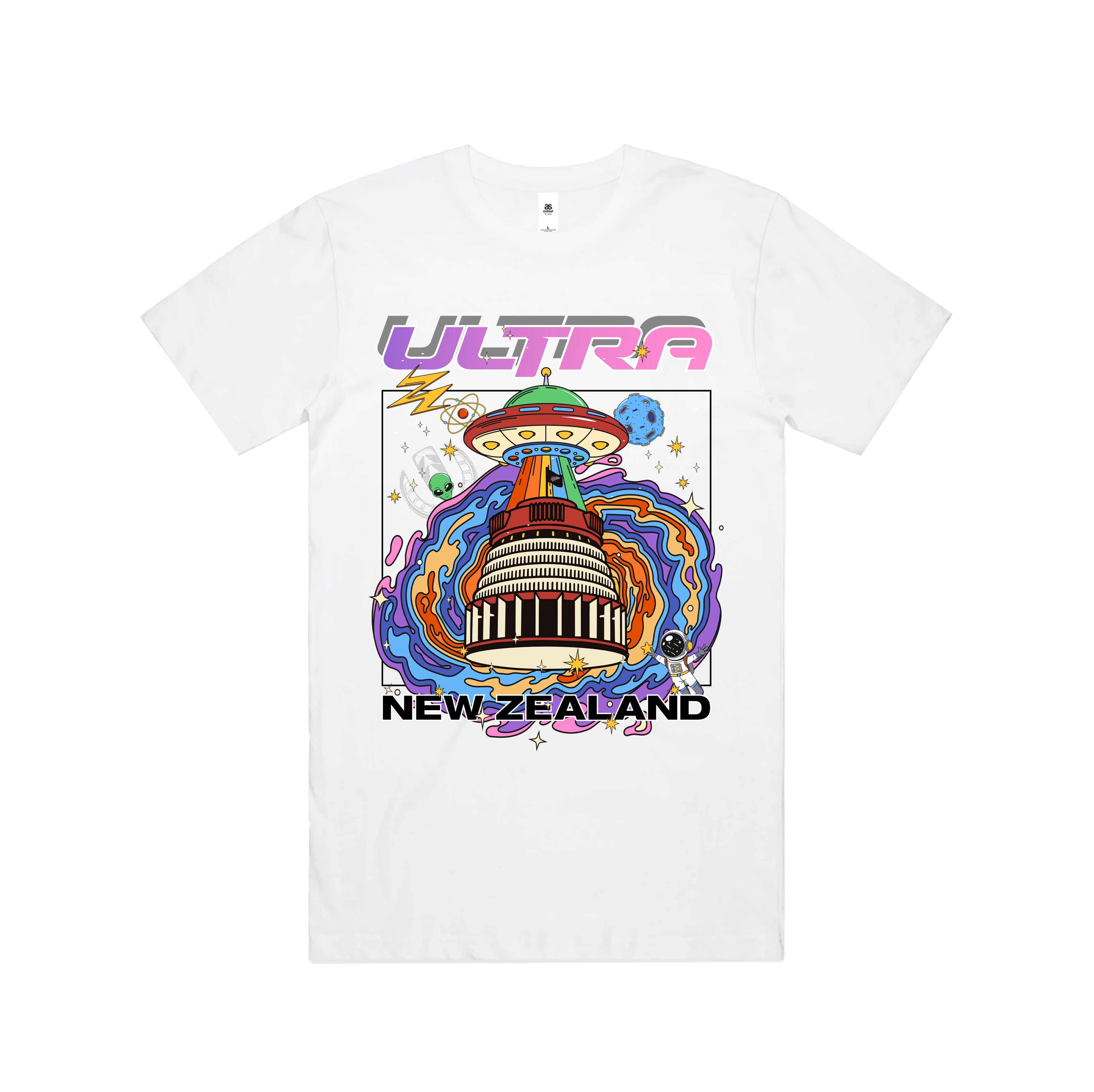 White Beehive Tee