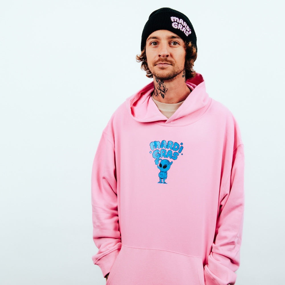 Alien Hood - Neon Pink