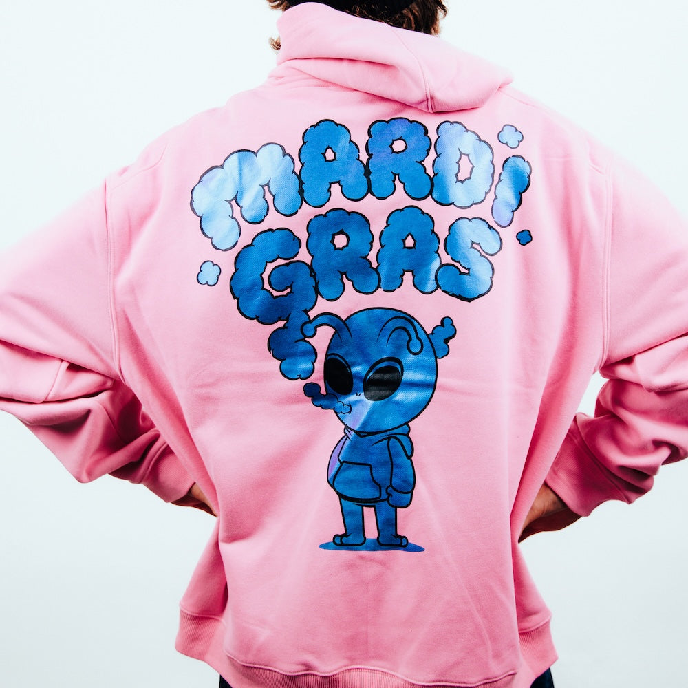 Alien Hood - Neon Pink