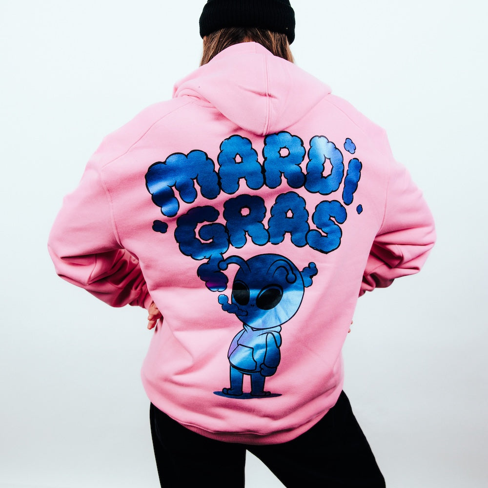 Alien Hood - Neon Pink