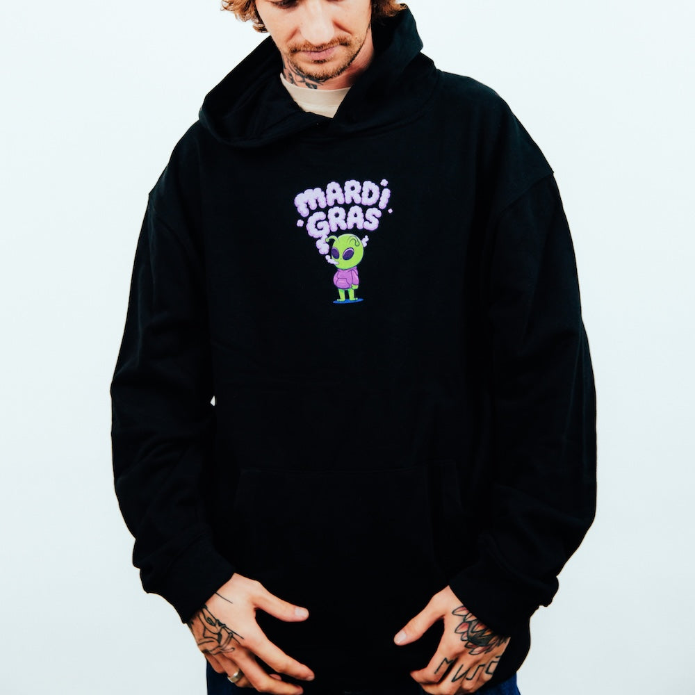 Alien Hood - Jet Black