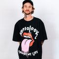 Jet Black Tongue Tee