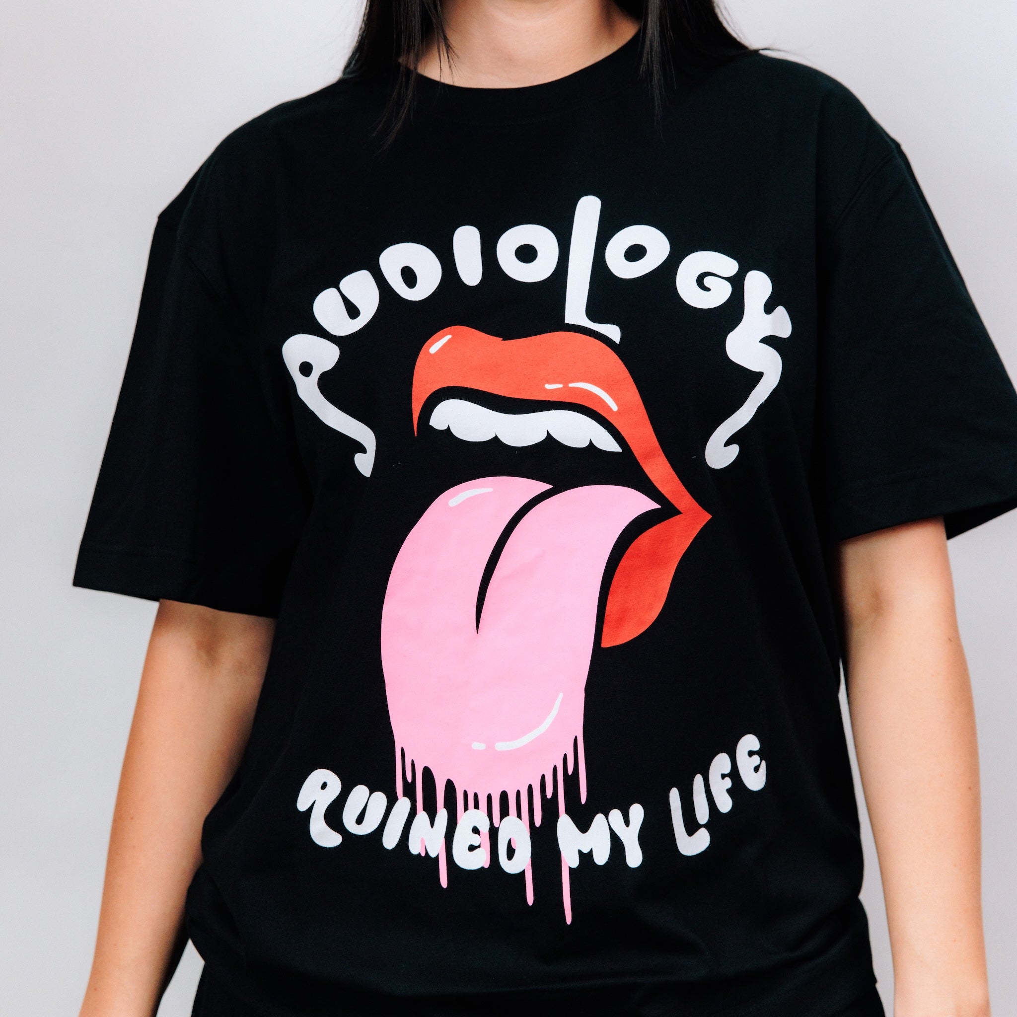 Jet Black Tongue Tee