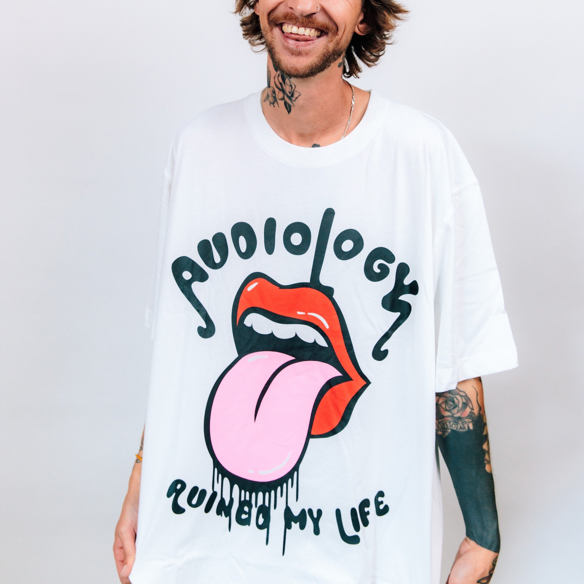 White Tongue Tee