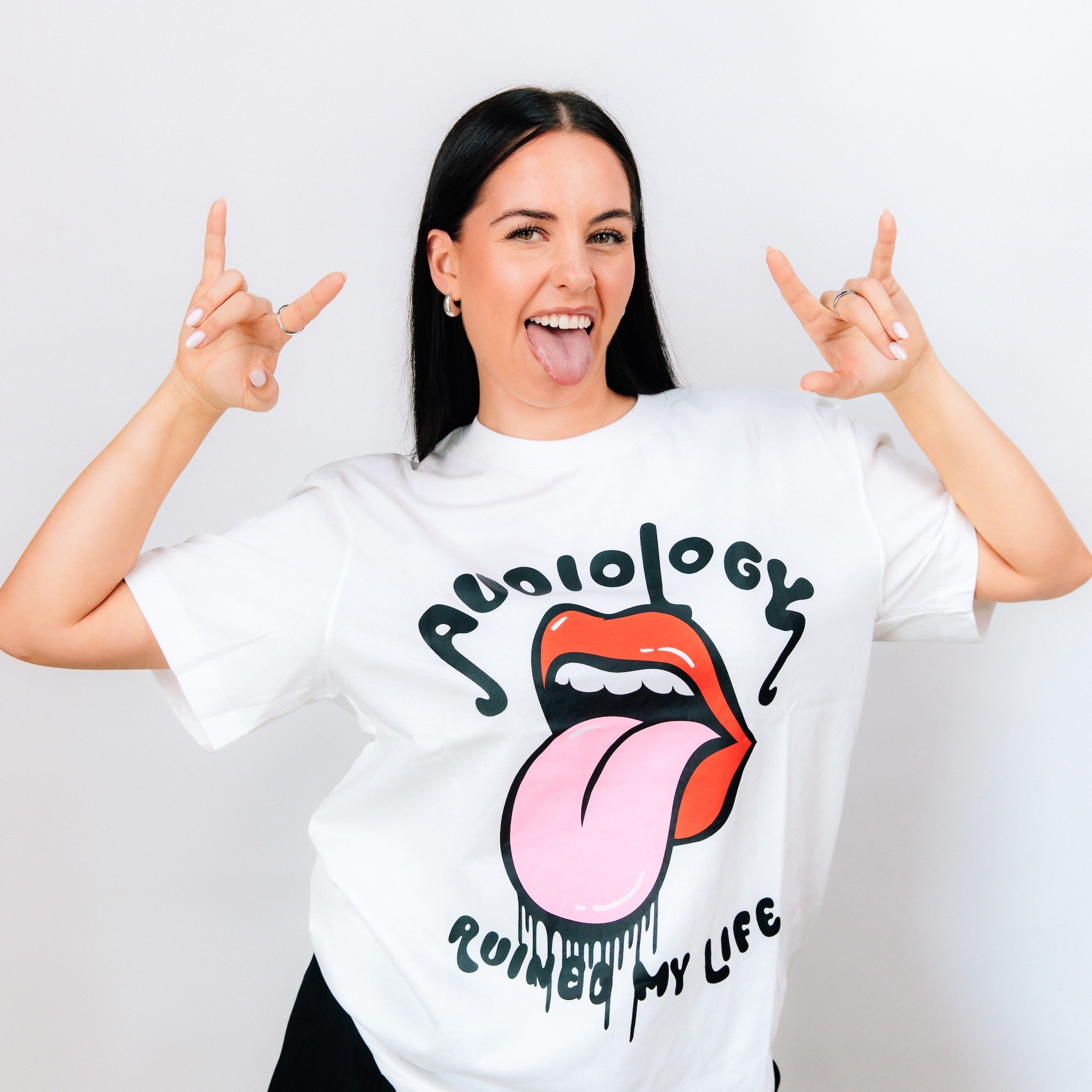White Tongue Tee