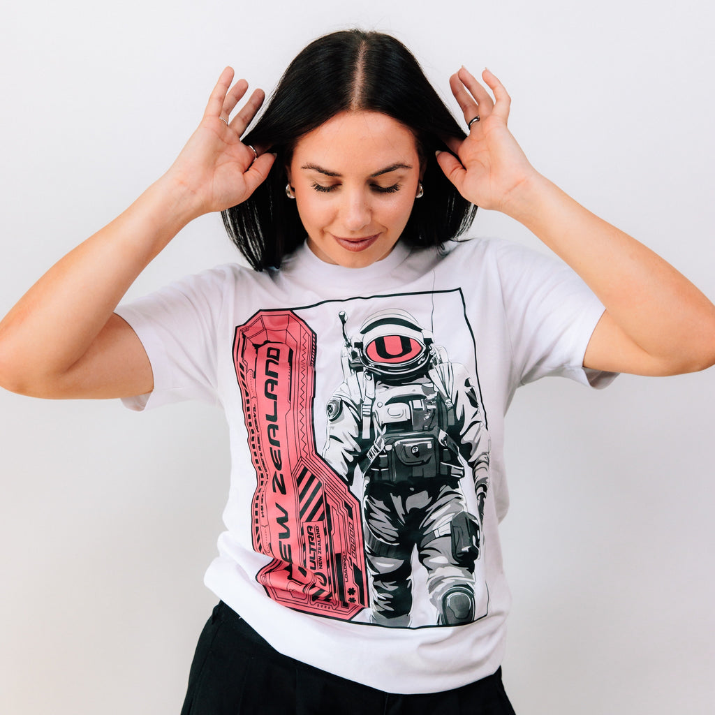 Spaceman White Tee