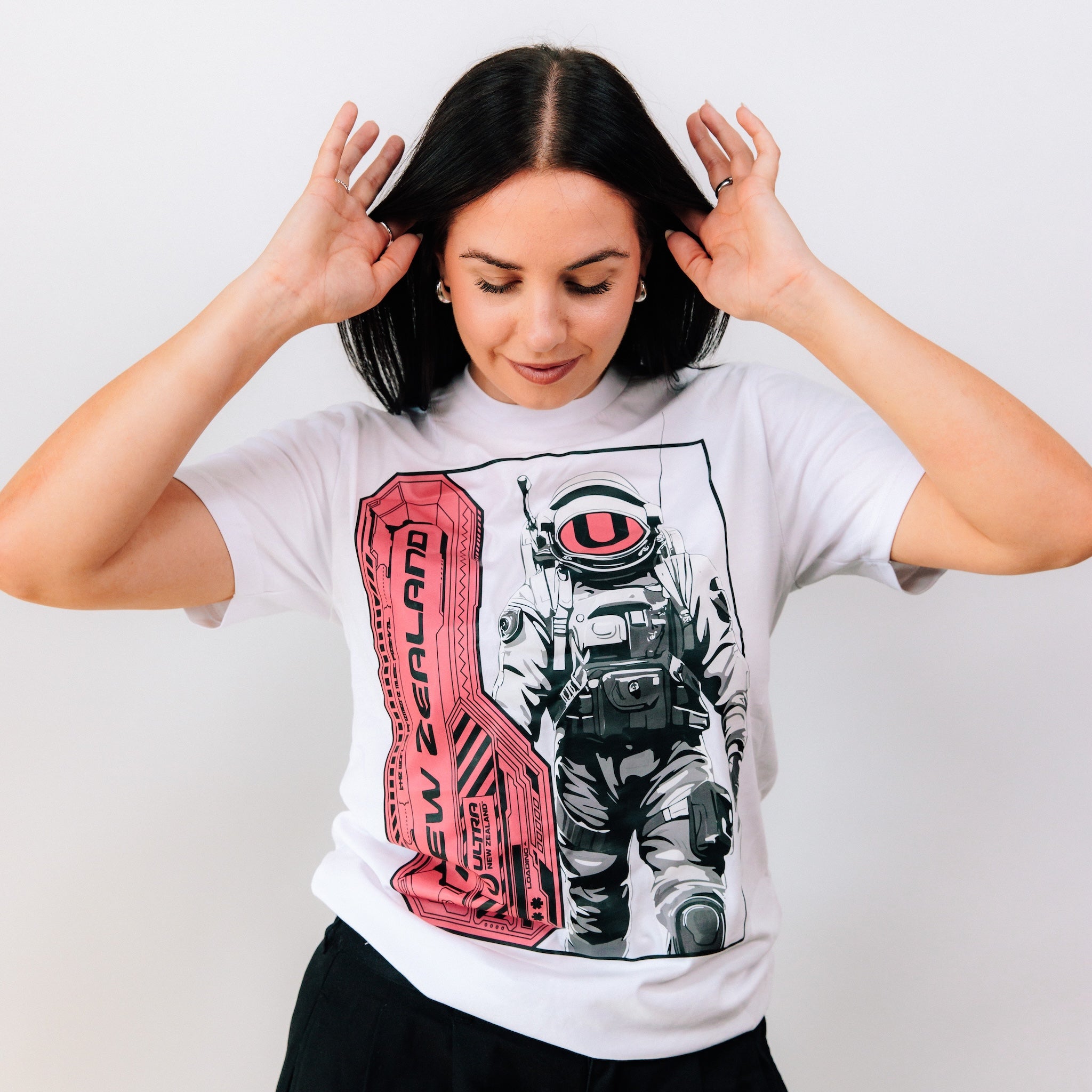 Spaceman White Tee
