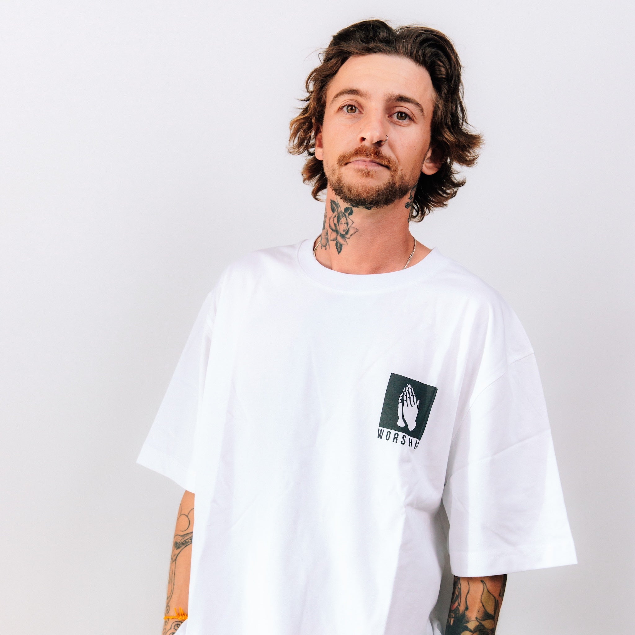 Worship White Tee – Audiology