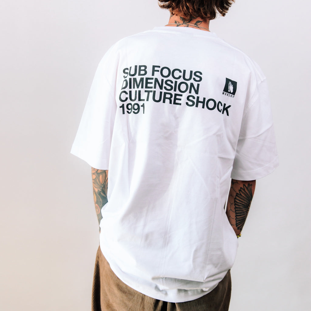 Worship White Tee