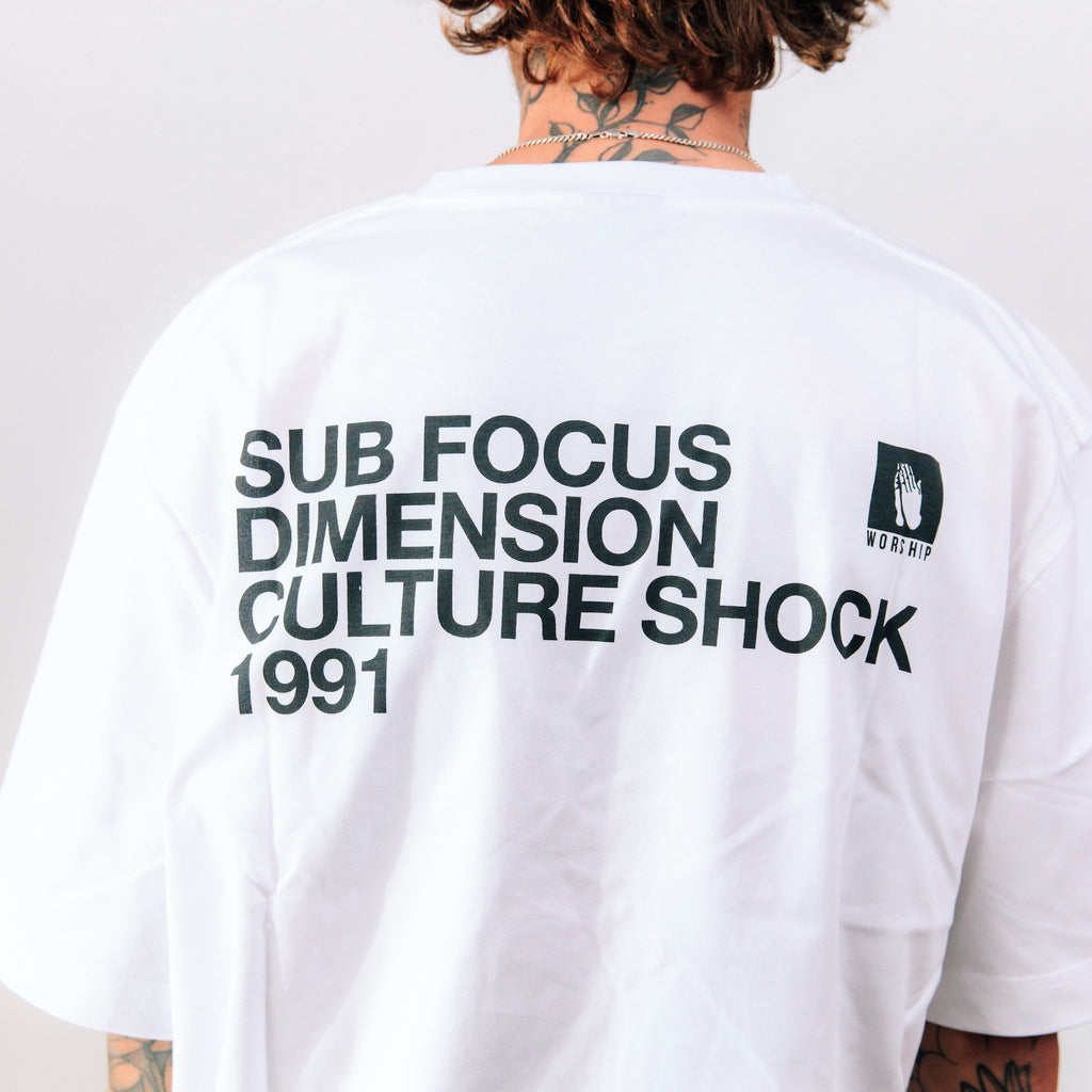 Worship White Tee