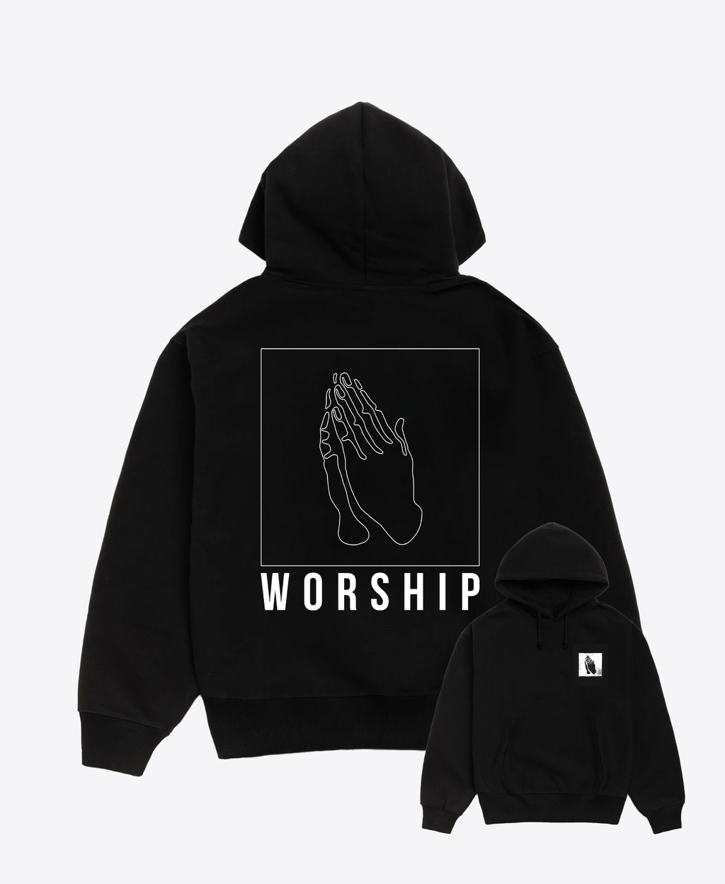 Worship Stencil Hood