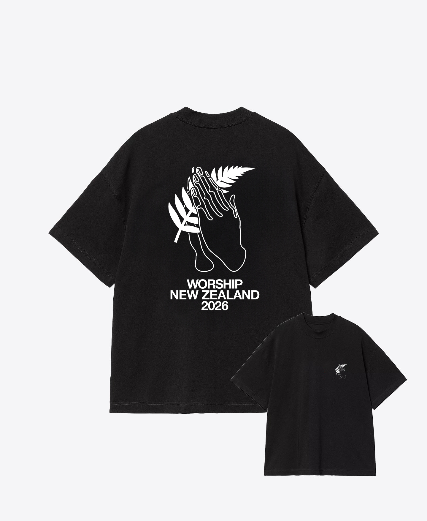 Worship Black Tee